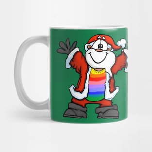 Rainbow Santa Mug